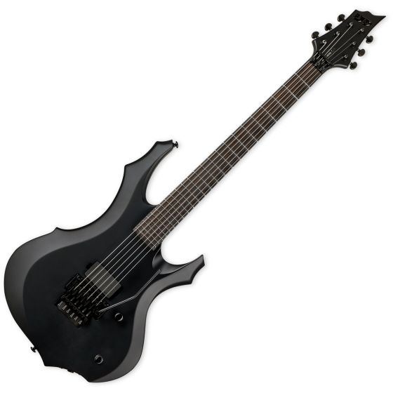 ESP LTD F Black Metal Electric Guitar Black Satin sku number LFBKMBLKS