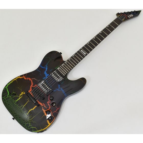 ESP LTD Eclipse 87 NT Guitar Rainbow Crackle Finish B-Stock 0722 sku number LECLIPSENT87RBCRK.B 0722