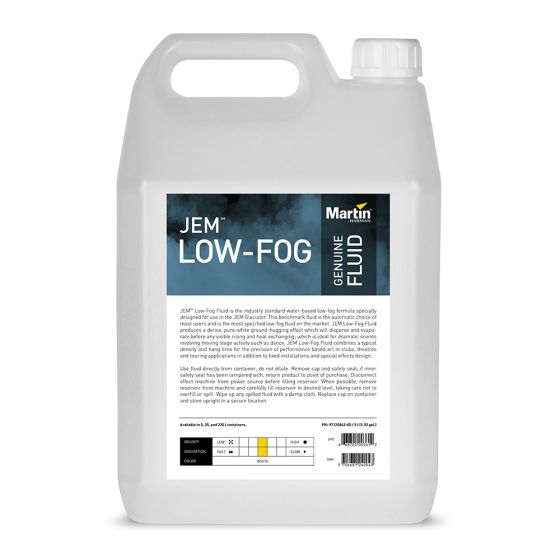 Martin JEM Low Fog Fluid 4x 5L sku number 97120842