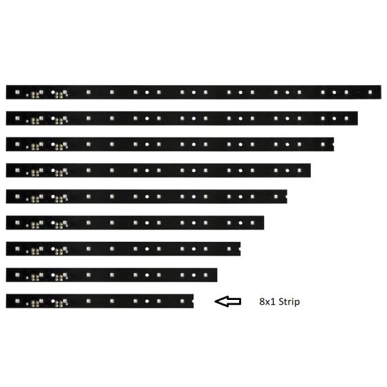 Martin VC-Strip 30 Creative 8x1 LED Video Strip 20 Pack sku number 90357470HU