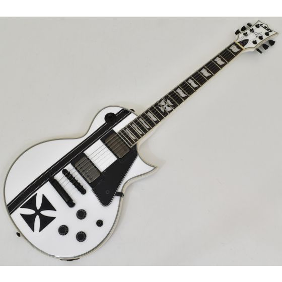 ESP LTD James Hetfield Iron Cross Guitar Snow White B-Stock 0480 sku number LIRONCROSSSW.B 0480