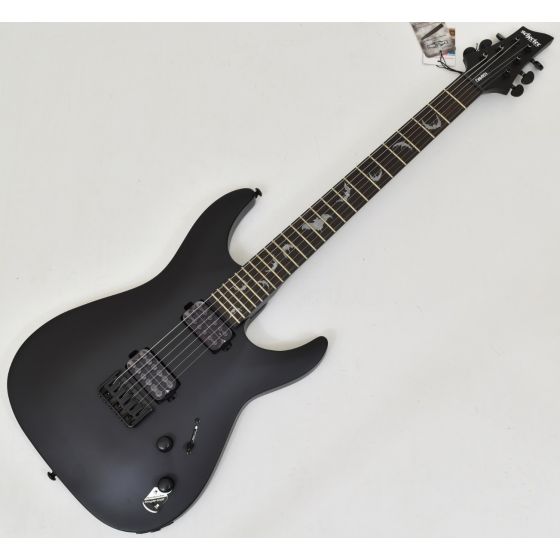 Schecter Damien-6 Guitar Satin Black B-Stock 1308 sku number SCHECTER2470.B 1308