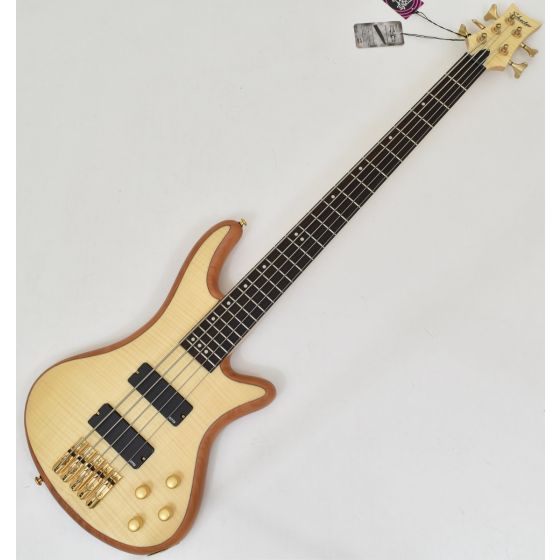 Schecter Stiletto Custom-5 Bass Gloss Natural B-Stock 0171 sku number SCHECTER2541.B 0171