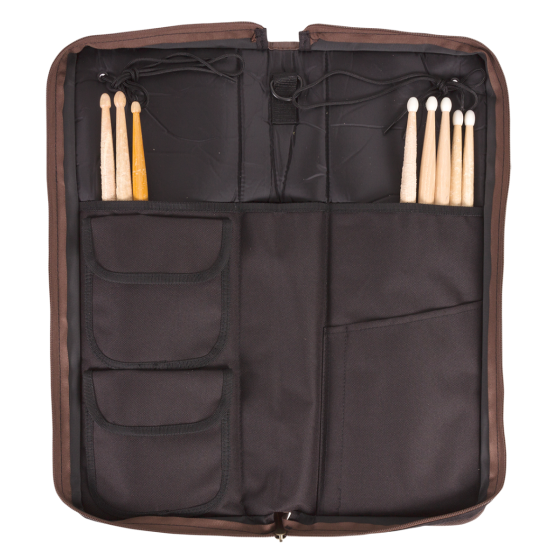 SABIAN Arena Stick Bag (Black With Brown) sku number AS1BB