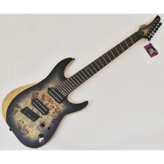 Schecter Reaper-7 Multiscale Guitar Satin Charcoal Burst B-Stock 0196 sku number SCHECTER1509-B0196
