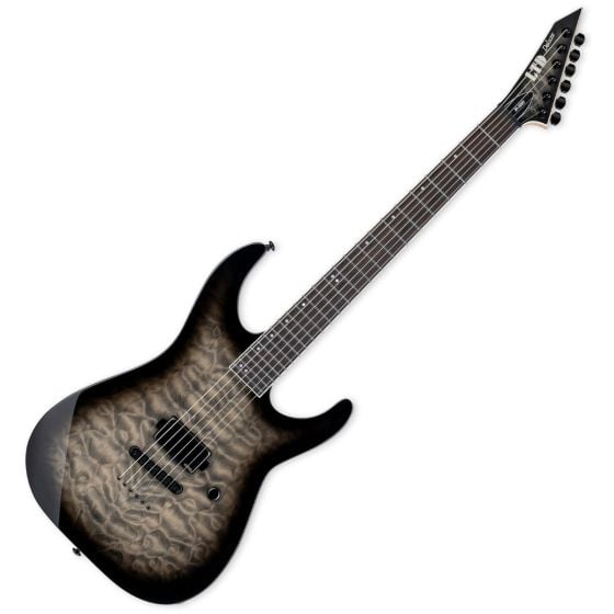 ESP LTD M-1001NT QM Guitar in Charcoal Burst sku number LM1001NTQMCHB