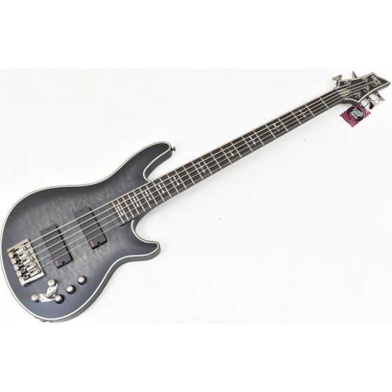 Schecter Hellraiser Extreme-5 See-Thru Black Satin B Stock 0352 sku number SCHECTER1918.B0352