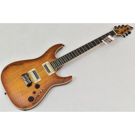 Schecter C-1 Exotic Spalted Maple Guitar Natural B-Stock 0102 sku number SCHECTER3338.B0102