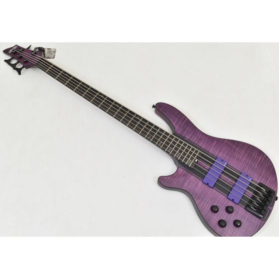 Schecter C-5 GT Lefty Bass Satin Trans Purple B-Stock 0466 sku number SCHECTER1535.B0466