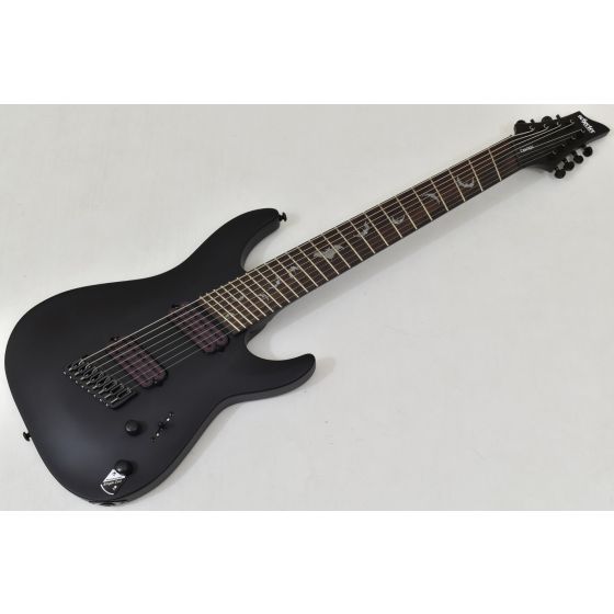 Schecter Damien-8 Multiscale Guitar Satin Black B-Stock 2321 sku number SCHECTER2477.B2321