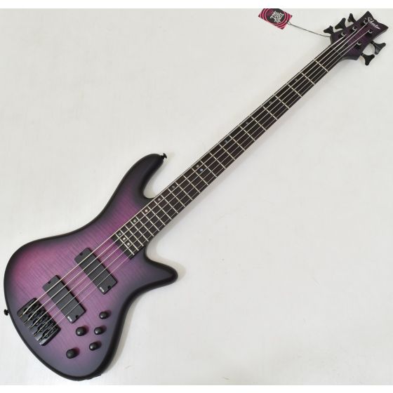 Schecter Stiletto Studio-5 Bass Trans Purple Burst B-Stock 1488 sku number SCHECTER729.B1488