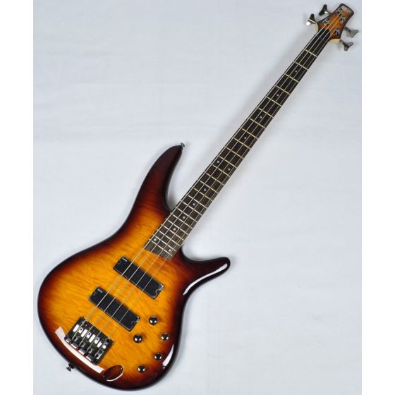 Ibanez SR400QM-BBT SR Series Electric Bass in Brown Burst Finish sku number SR400QMBBT