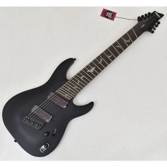 Schecter Damien-8 Multiscale Guitar Satin Black B-Stock 2824 sku number SCHECTER2477.B2824