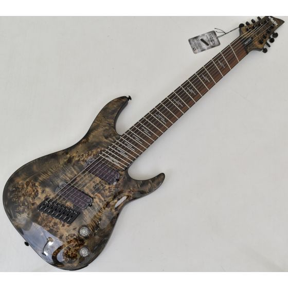 Schecter Omen Elite-8 Multiscale Guitar Charcoal B-Stock 0616 sku number SCHECTER2466.B0616