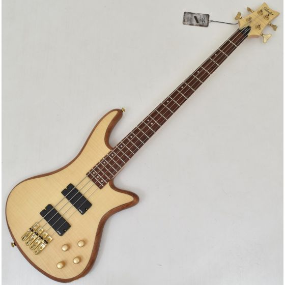 Schecter Stiletto Custom 4 Bass Natural Satin B Stock 1884 Las Vegas