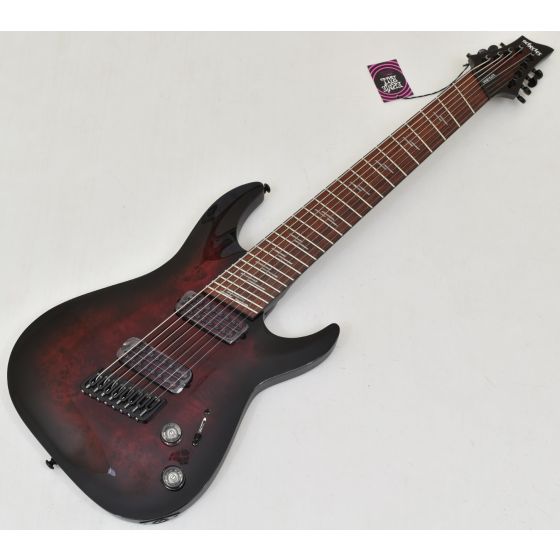 Schecter Omen Elite-8 Multiscale Guitar Black Cherry Burst B-Stock 1722 sku number SCHECTER2465.B1722