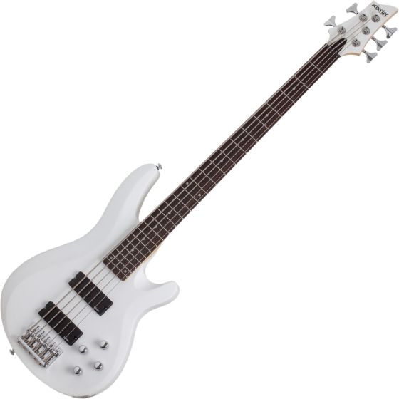 Schecter C-5 Deluxe Bass Satin White sku number SCHECTER587