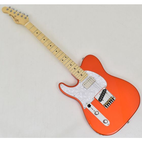 G&L USA ASAT Classic Bluesboy Build to Order Lefty Guitar Tangerine Metallic sku number USA ASTCB LH TAN
