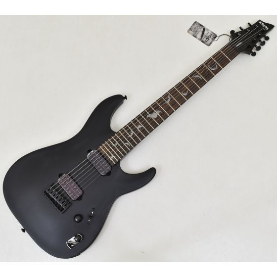Schecter Damien-7 Guitar Satin Black B-Stock 1468 sku number SCHECTER2472.B1468
