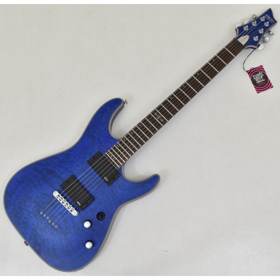 Schecter C-1 Platinum Guitar Satin Transparent Midnight Blue B-Stock 0930 sku number SCHECTER779.B0930