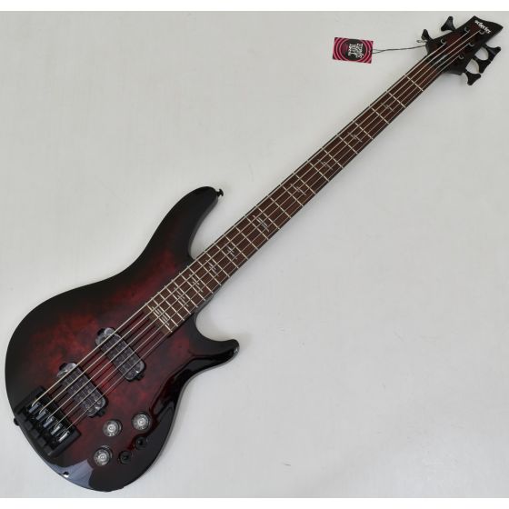 Schecter Omen Elite-5 Bass Black Cherry Burst B-stock 1131 sku number SCHECTER2621.B1131