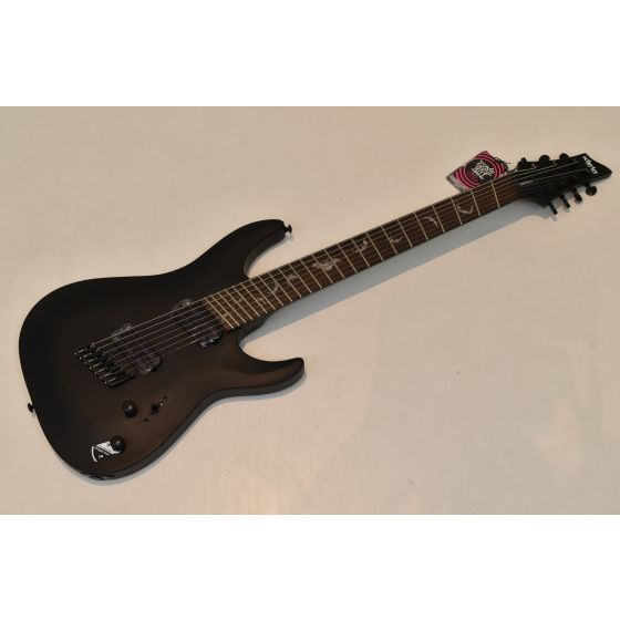 Schecter Damien-7 Multiscale Guitar Satin Black B-Stock 2858 sku number SCHECTER2476.B2858