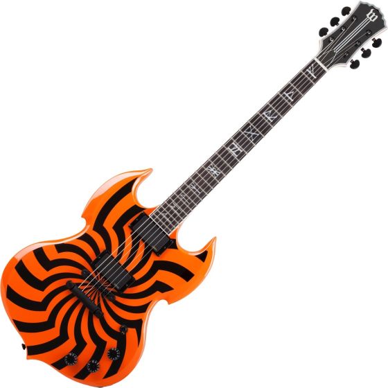 Wylde Audio Barbarian Orange Buzzsaw Guitar sku number SCHECTER4571