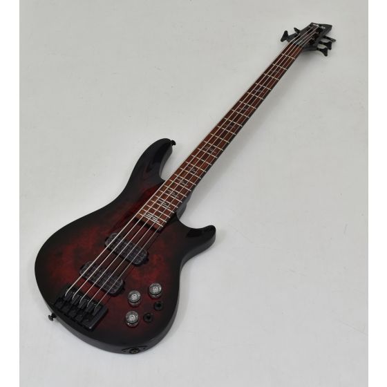 Schecter Omen Elite-5 Bass Black Cherry Burst B-stock 1101 sku number SCHECTER2621.B1101