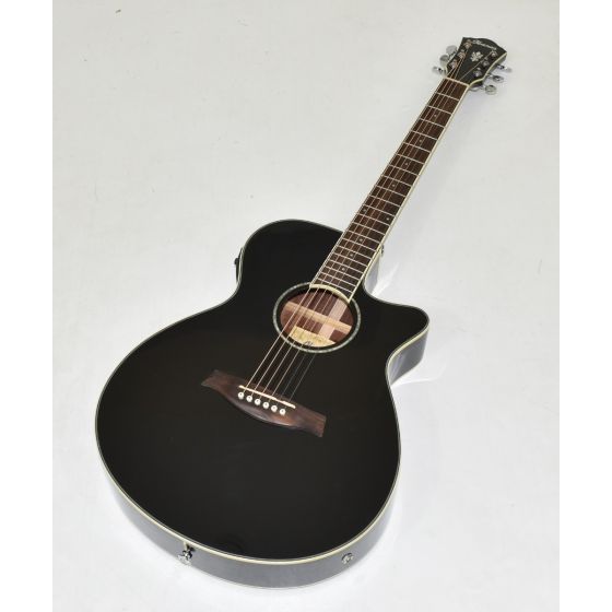 Ibanez AEG10NIIBK Classical Acoustic Electric Guitar Black B-Stock 0331 sku number AEG10NIIblk.B 0331