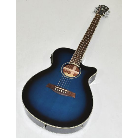 Ibanez AEG10NIITBS Classical Acoustic Electric Guitar Transparent Blue Sunburst B-Stock 0082 sku number AEG10NIITBS.B 0082