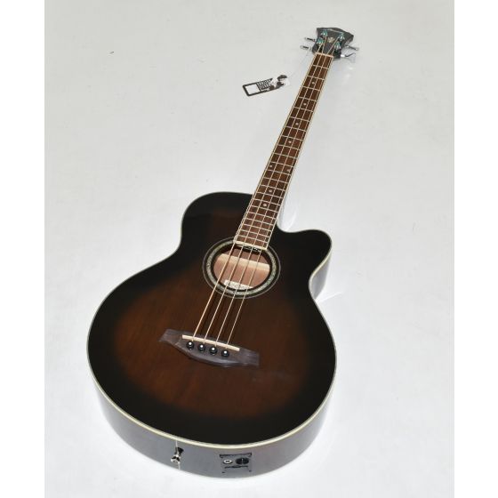 Ibanez AEB10E-DVS Artwood Series Acoustic Electric Bass in Dark Violin Sunburst High Gloss Finish 9688 sku number AEB10EDVS.B-9688