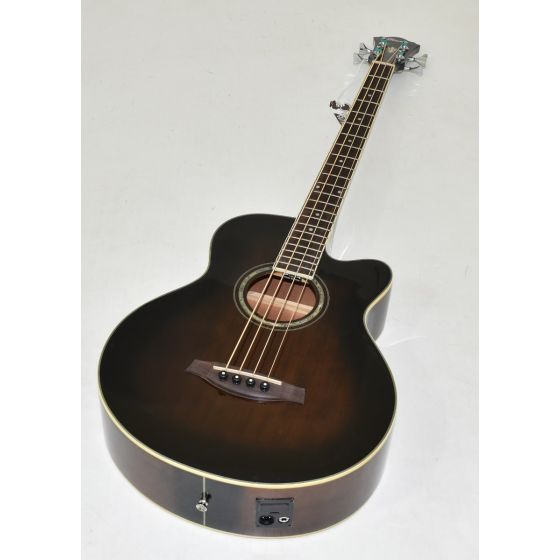 Ibanez AEB10E-DVS Artwood Series Acoustic Electric Bass in Dark Violin Sunburst High Gloss Finish 5724 sku number AEB10EDVS.B5724