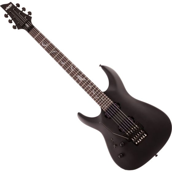 Schecter Damien-6 FR Lefty Guitar Satin Black sku number SCHECTER2474