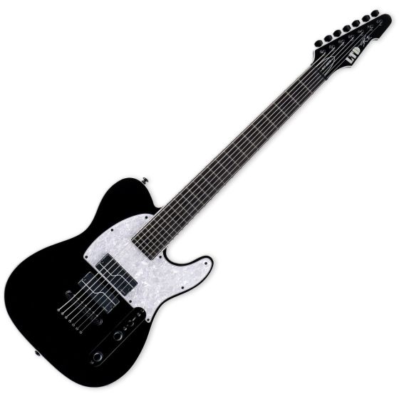 ESP LTD SCT-607B Stephen Carpenter Fluence Black Guitar sku number LSCT607BBLKF
