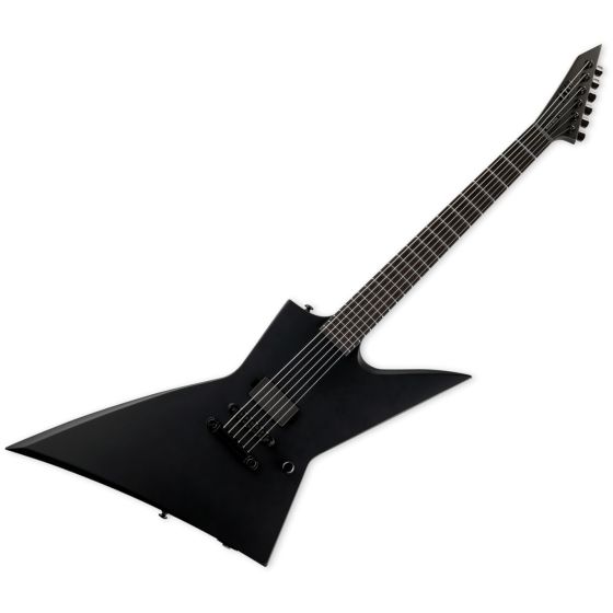ESP LTD EX Black Metal Electric Guitar sku number LEXBKMBLKS