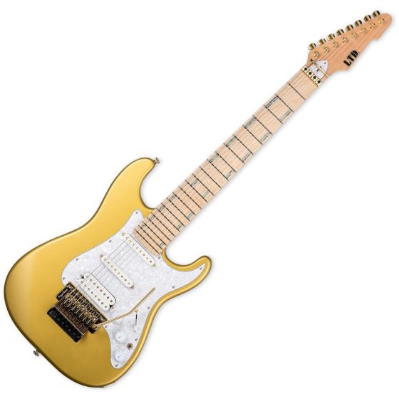 ESP LTD JRV-8FR Javier Reyes Guitar Metallic Gold sku number LJRV8MGO