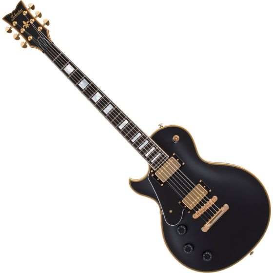 Schecter Solo-II Custom Lefty Guitar Aged Black Satin sku number SCHECTER662