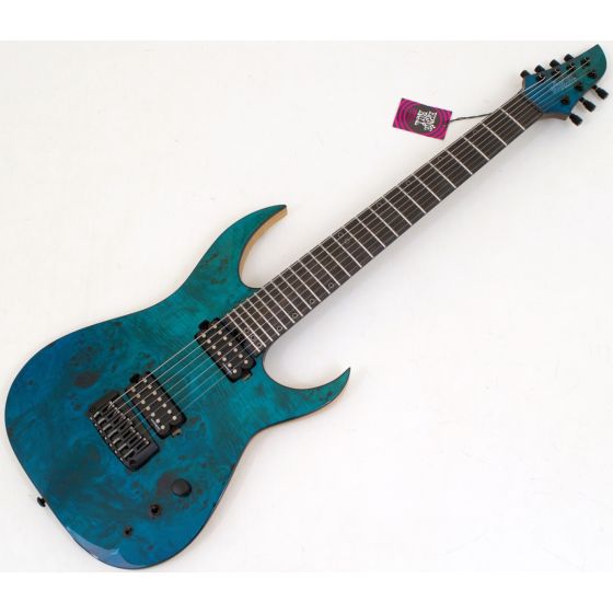 Schecter KM-7 MK-III Artist Guitar Lagoon Fade B-Stock 0215 sku number SCHECTER878-B0215