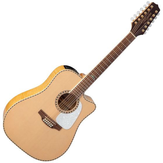 Takamine GD74CE 12 String Acoustic Electric Guitar Natural sku number TAKGD74CE12UNAT