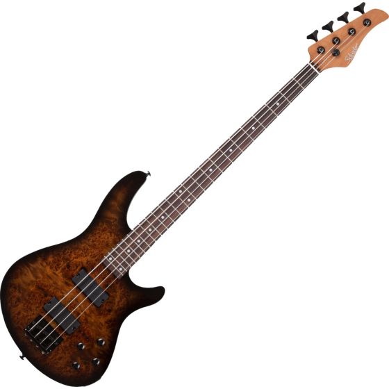 Schecter C-4 Standard Electric Bass Tobacco Burl sku number SCHECTER3970