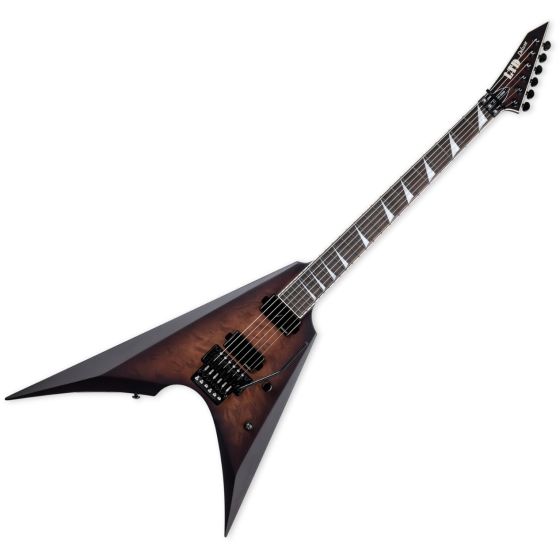 ESP LTD Arrow-1000 QM Guitar Dark Brown Sunburst B-Stock sku number LARROW1000QMDBSBS-B