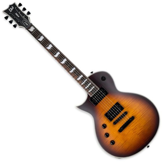 ESP LTD EC-1000T CTM Lefty Guitar Tobacco Sunburst Satin B-Stock sku number LEC1000TCTMFMTSBSLH-B