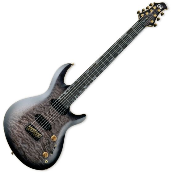 ESP LTD Javier Reyes JR-208 Electric Guitar Pelham Blue sku number LJR7QMFBSB-B