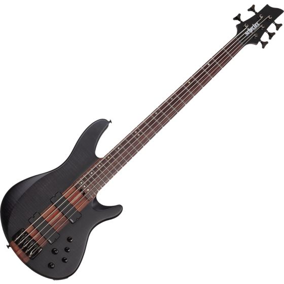 Schecter CB-5 Charles Berthoud Bass See Thru Black Satin sku number SCHECTER2873