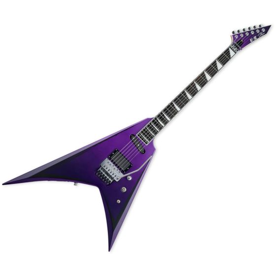 ESP E-II Alexi Laiho Ripped Sawtooth Guitar Purple Faded Pinstripes sku number EIIALEXIRIPPED-B