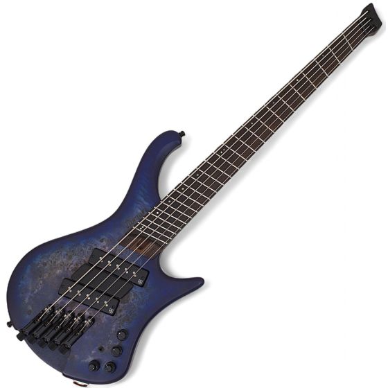 Ibanez EHB1505MS Headless 5 String Bass Pacific Blue Burst Flat B-Stock sku number EHB1505MSPLF-B9932