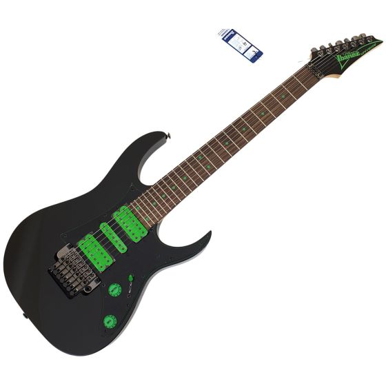 Ibanez UV70P Steve Vai 7 String Guitar Black B-Stock sku number UV70PBK-B7016