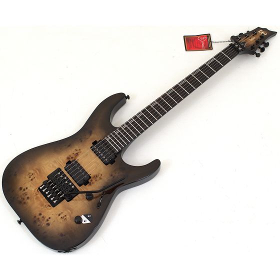 ESP LTD H-1001FR Guitar Black Natural Burst B-Stock 0625 sku number LH1001FRBPBLKNB-B0625
