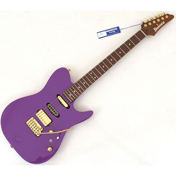 Ibanez LB1VL Lari Basilio Signature Guitar Violet B-Stock sku number LB1VL-B9294