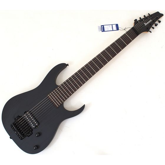 Ibanez M80M WK Meshuggah 8 String Weathered Black Guitar B-Stock sku number M80MWK-B8173